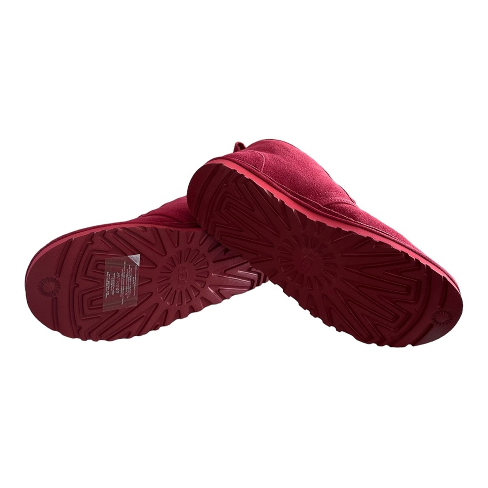 UGG Men's Neumel Boots Samba Red S/N 3236 Size 10 New - Picture 7 of 9
